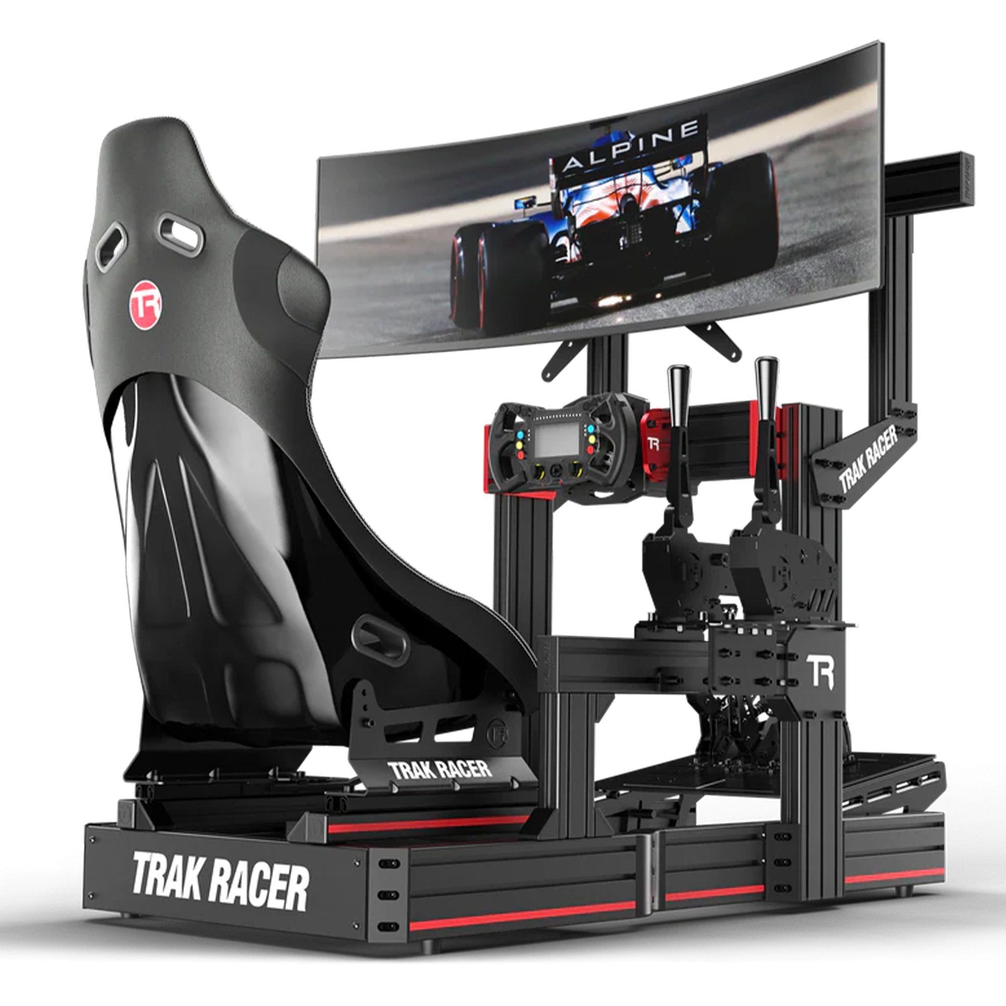Monitor or TV holder up to 45" for Trak Racer 800 mm cockpits | Accessories for cockpits | SIMHUB.PRO