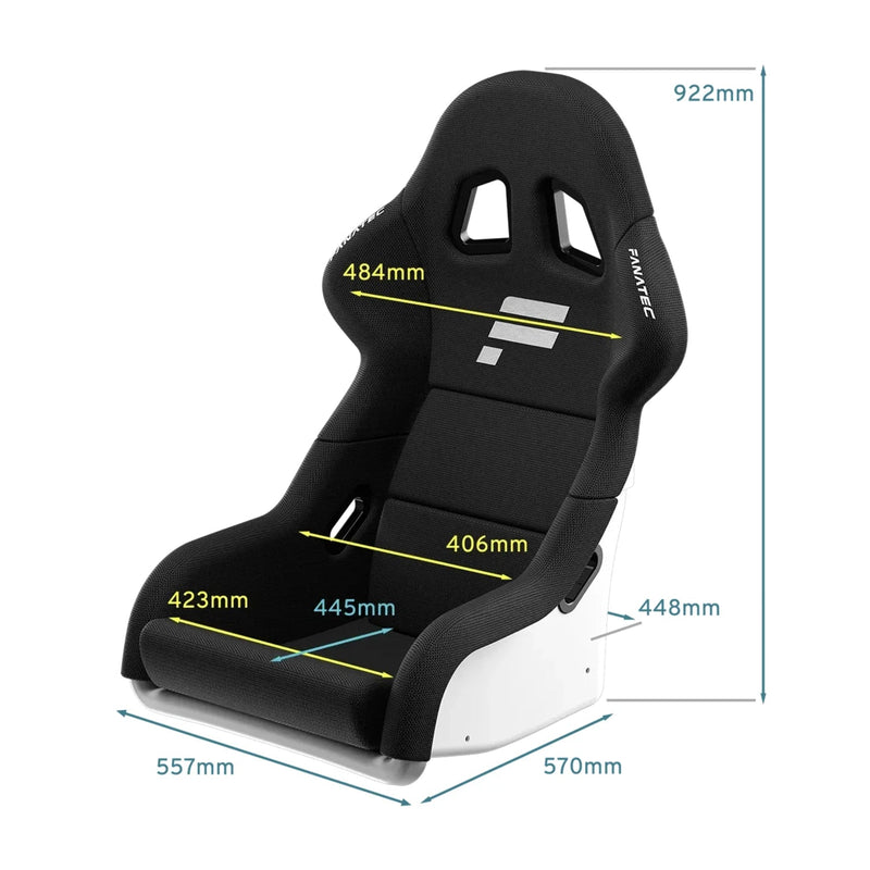 Fanatec GT Cockpit Seat White | Seats | SIMHUB.PRO