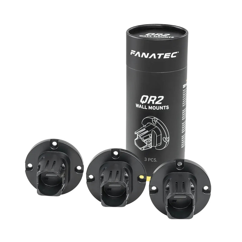 Fanatec QR2 Wall Mounts (3 - pack) | Accessories for steering wheels | SIMHUB.PRO