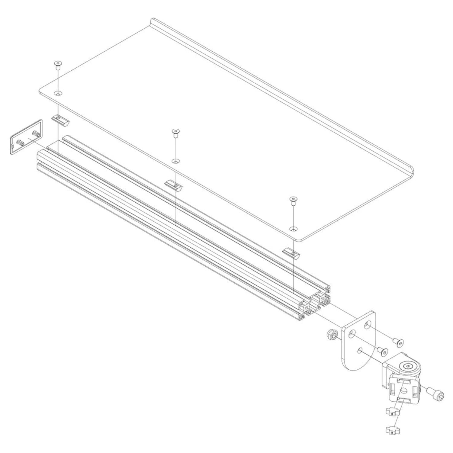Sim-Lab Keyboard Tray | Accessories for cockpits | SIMHUB.PRO