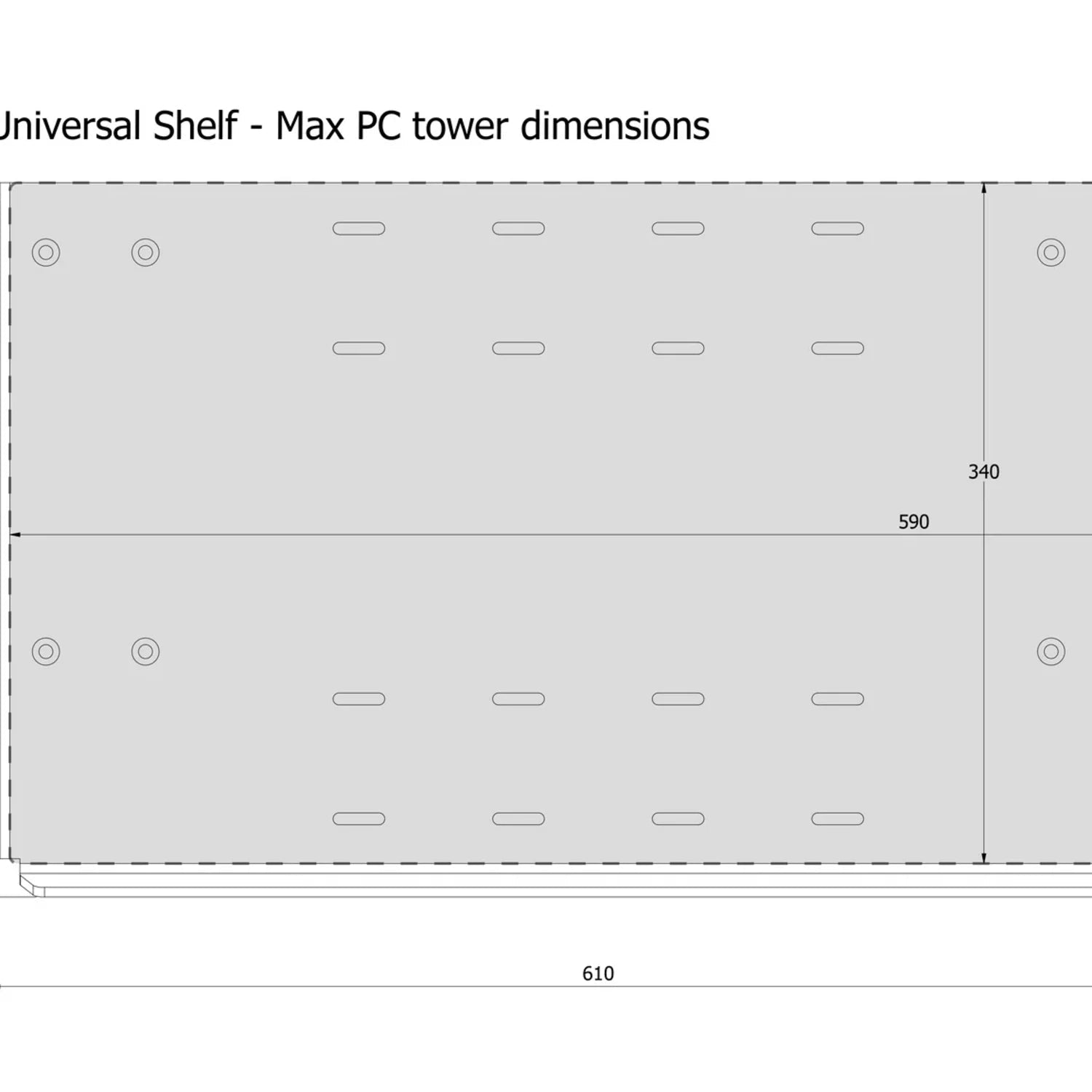 Sim - Lab Sim Shelf Universal | Accessories for cockpits | SIMHUB.PRO