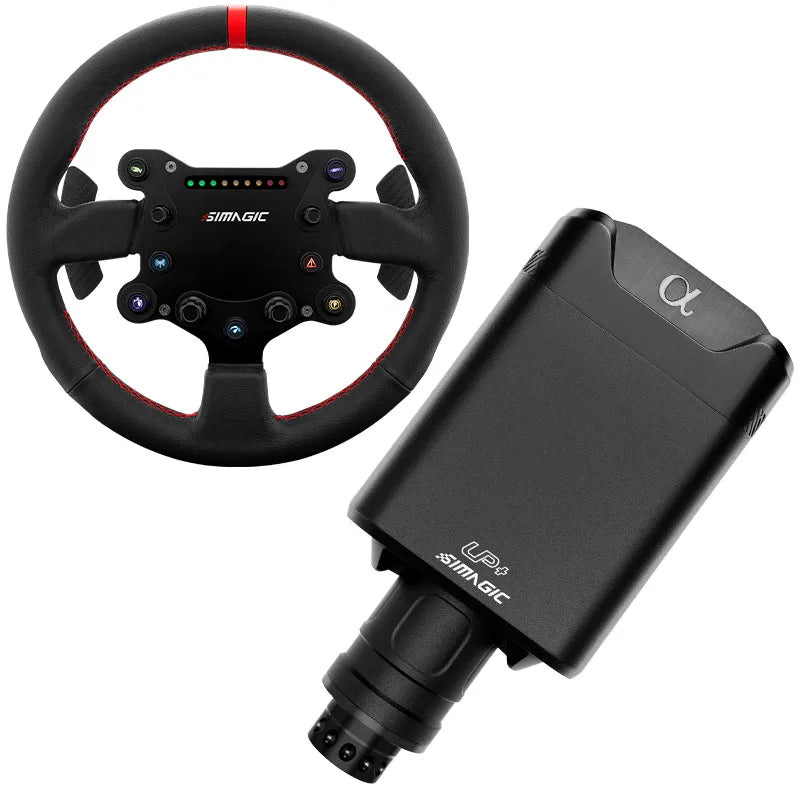 Simagic Alpha EVO 12Nm + GTS Leather Bundle | Bundle | SIMHUB.PRO