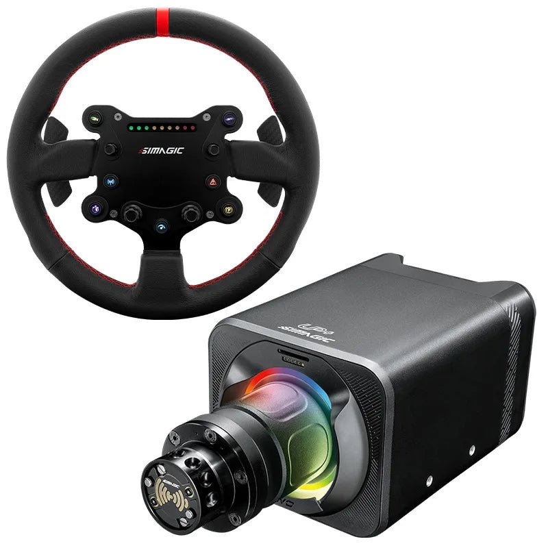 Simagic Alpha EVO Sport 9Nm + GTS Leather Bundle | Bundle | SIMHUB.PRO