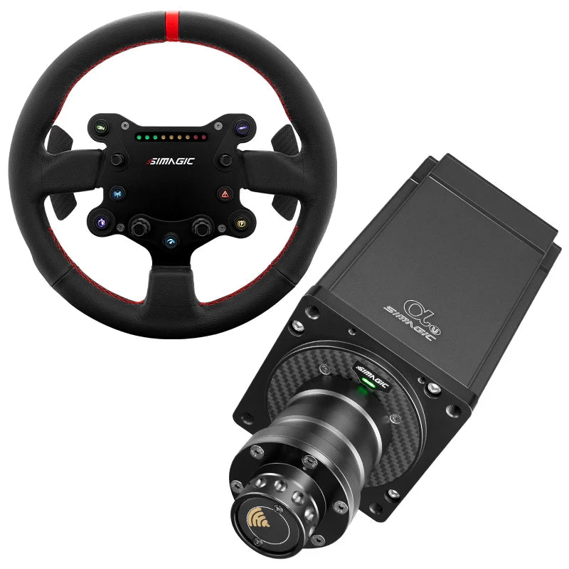Simagic Alpha Ultimate + GTS Leather Bundle | Bundle | SIMHUB.PRO