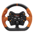 Asetek Closed D Orange Leather | Steering wheels | SIMHUB.PRO
