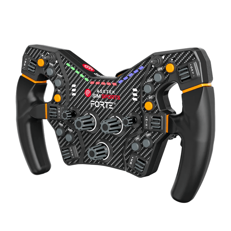 Asetek Forte® Formula Steering Wheel | Steering wheels | SIMHUB.PRO