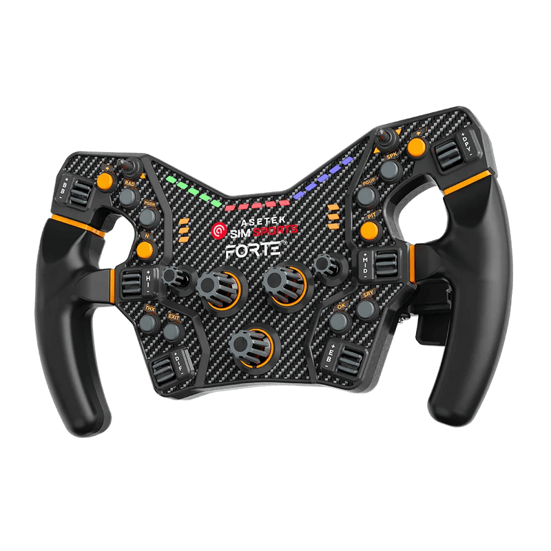 Asetek Forte® Formula Steering Wheel | Steering wheels | SIMHUB.PRO