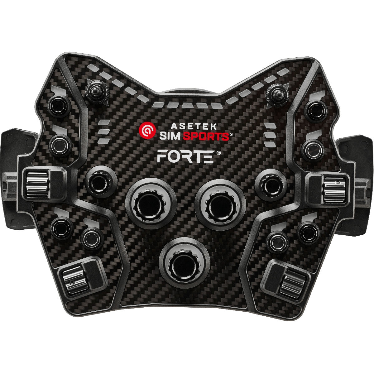 Asetek Forte® GT Button Box (Black, Aluminium) | Steering wheels | 40 - 030 - 0030006