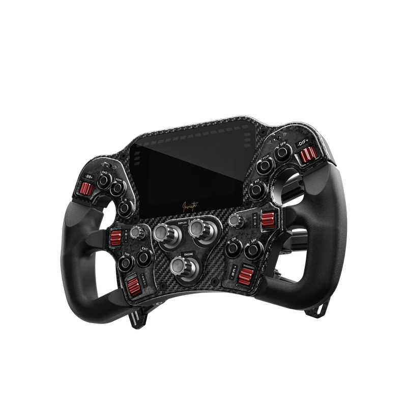 Asetek Invicta™ Formula Button Box (LMP Carbon Black/Gray/Red) | SIMHUB ...