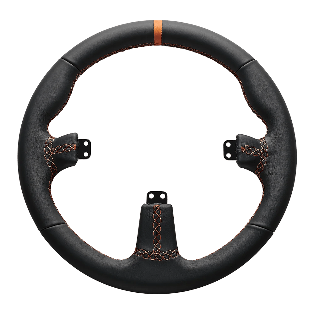 Asetek Round Leather - Steering wheel - 40 - 035 - 0035017