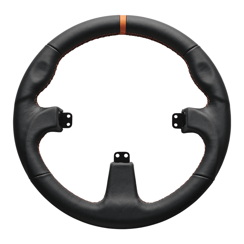 Asetek Round Leather | Steering wheels | SIMHUB.PRO