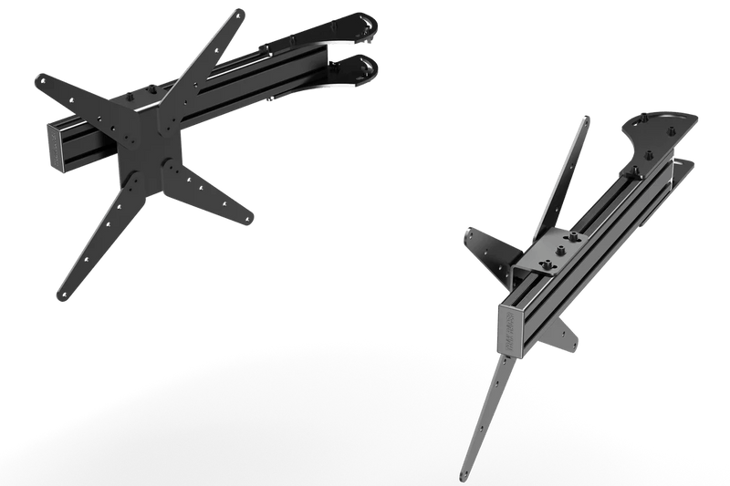 Monitor or TV holder up to 45" for Trak Racer 800 mm cockpits | Accessories for cockpits | SIMHUB.PRO