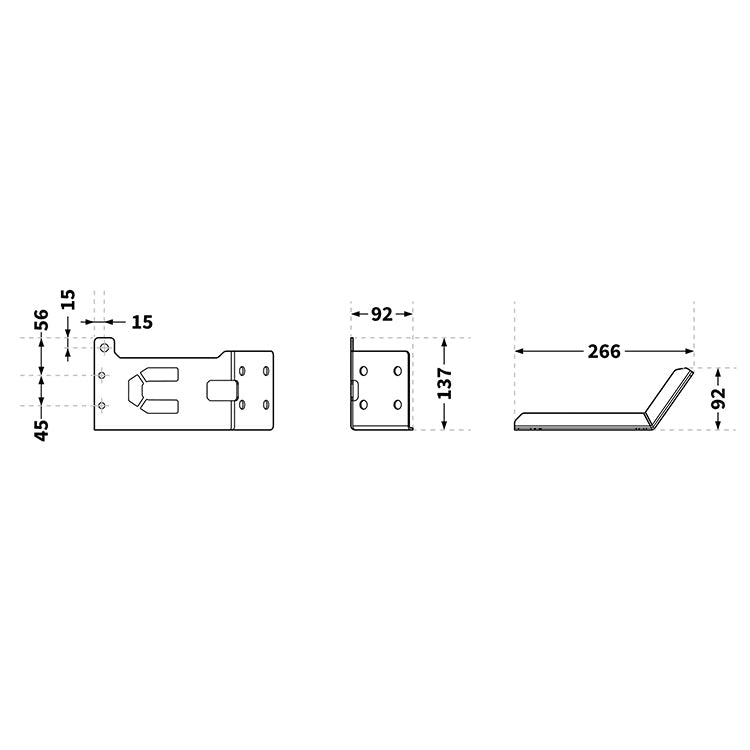 Qubic System QS - BT1 Mount for QS - CH1 | Accessories for cockpits | QS - BT1_CH1