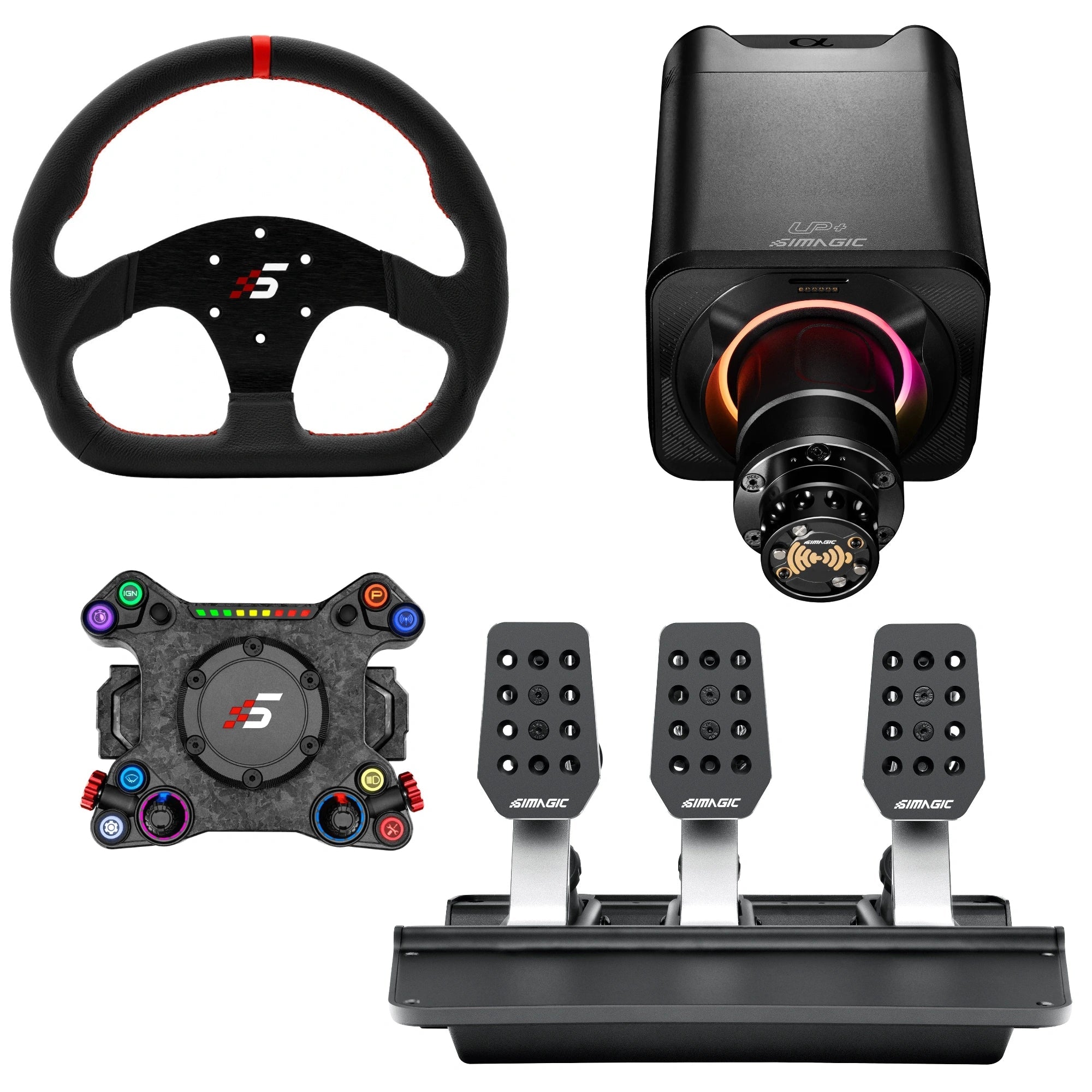 Simagic Alpha EVO Sport + P500 with C - P500 + NEO X HUB + P - 325D Bundle | Bundle |