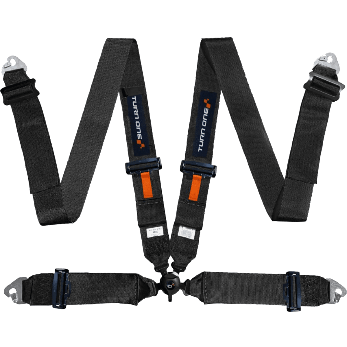 Turn One First 4 - point FIA 8854 - 98 Black | Harness | SIMHUB.PRO