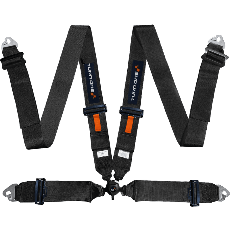 Turn One First 4 - point FIA 8854 - 98 Black | Harness | SIMHUB.PRO