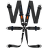 Turn One Speed 6 - point Harness FIA 8853 - 2016 Black | Harness | SIMHUB.PRO